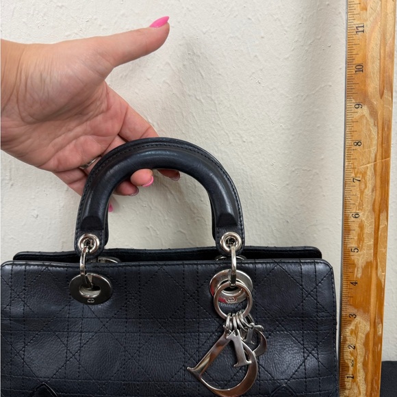 Christian Dior Black Cannage Lady Dior East West - Picture 8 of 14